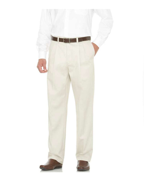 Savane Men's Pleated Performance Chinos - BIG