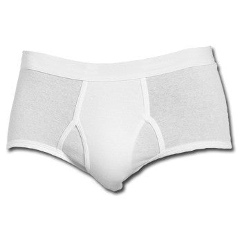 JUST CAVALLI Men's WHITE SLIP BRIEF UNDERWEAR Size XL Authentic Cotton NWD  New