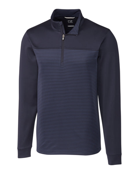Cutter & Buck Traverse Stripe Half Zip (Long Sleeve)