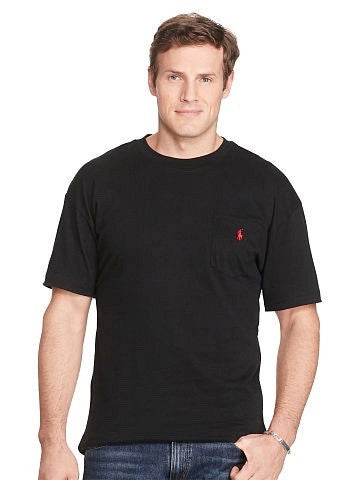 Polo Ralph Lauren Big & Tall Classic-Fit Jersey Pocket Crewneck T-Shirt