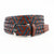 Torino Italian Braided Leather & Linen Belt