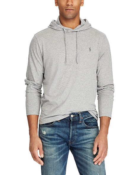 Ralph Lauren Long Sleeve Hooded T-shirt | Austin's Big and Tall