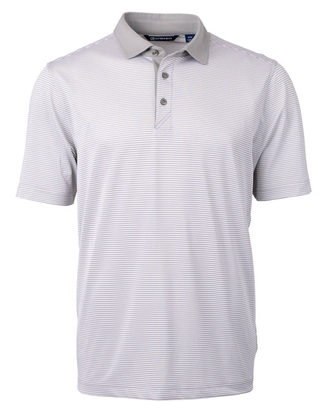 Cutter & Buck Virtue Eco Pique Micro Stripe Recycled Polo