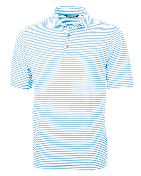Cutter & Buck Virtue Eco Pique Stripe Recycled Polo