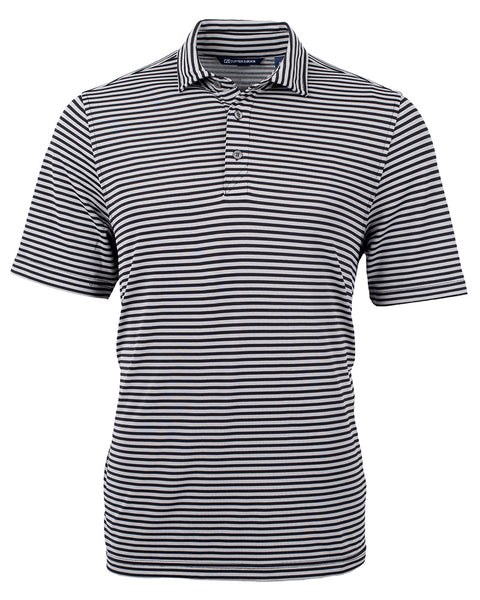 Cutter & Buck Virtue Eco Pique Stripe Recycled Polo