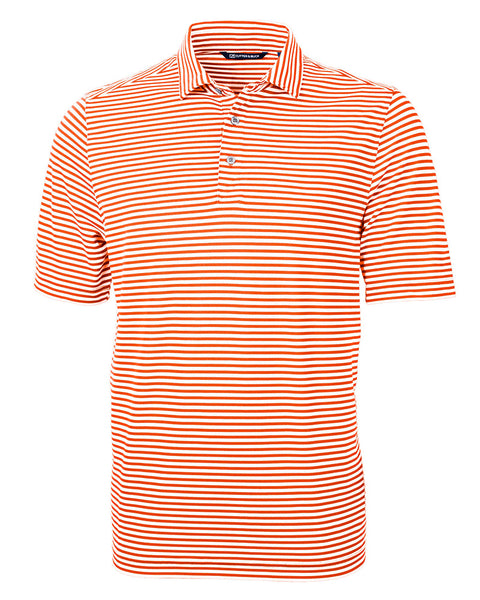 Cutter & Buck Virtue Eco Pique Stripe Recycled Polo