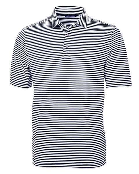 Cutter & Buck Virtue Eco Pique Stripe Recycled Polo