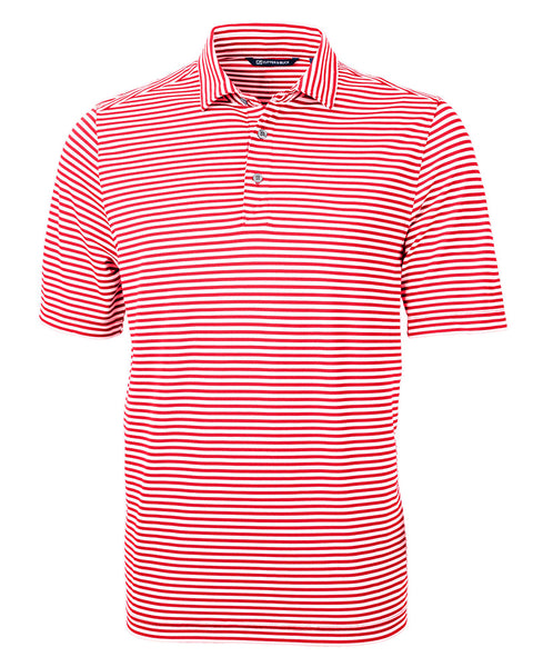 Cutter & Buck Virtue Eco Pique Stripe Recycled Polo