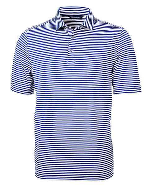 Cutter & Buck Virtue Eco Pique Stripe Recycled Polo