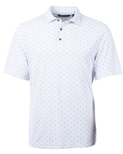 Cutter & Buck Virtue Eco Pique Tile Print Recycled Polo