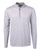 Cutter & Buck Virtue Eco Pique Micro Stripe Recycled Quarter Zip