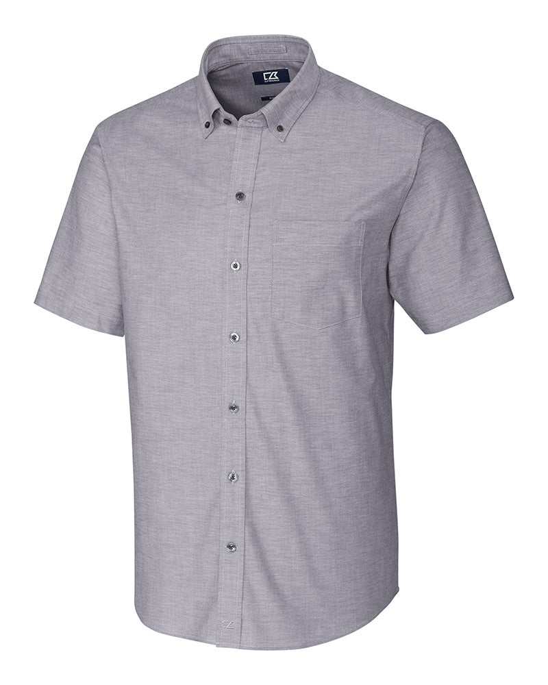 cutter and buck dress shirts Cutter & Buck Stretch Oxford Dress Shirt (Short Sleeve)