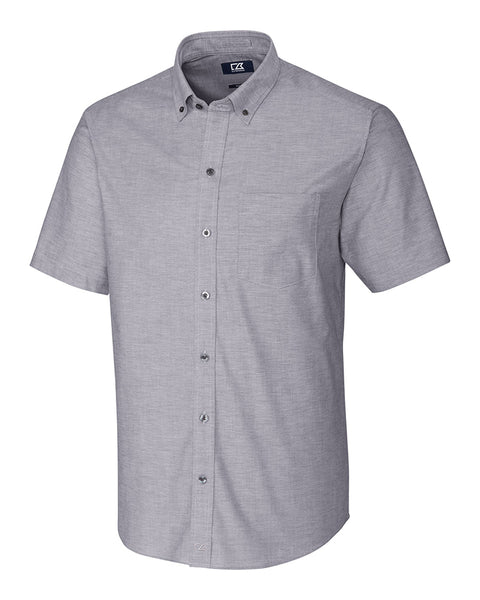 Cutter & Buck Stretch Oxford Dress Shirt (Short Sleeve)