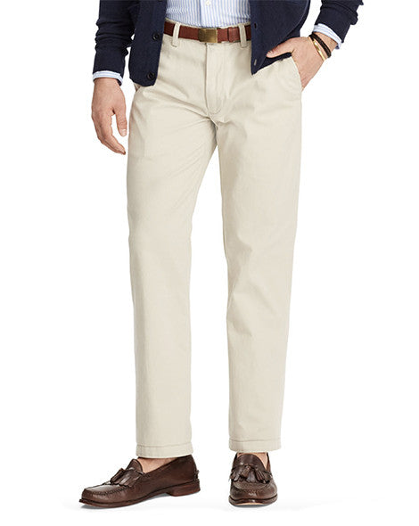Ralph Lauren Classic Fit Flat-Front Pants - Big